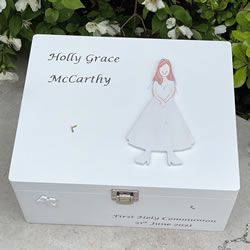 First Holy Communion Girl </br>Large Keepsake Box